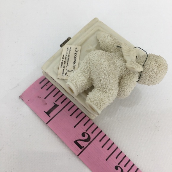 Department 56 Baby's First Picture Frame Snowbaby Angel Miniature Box Frame - Picture 2 of 11